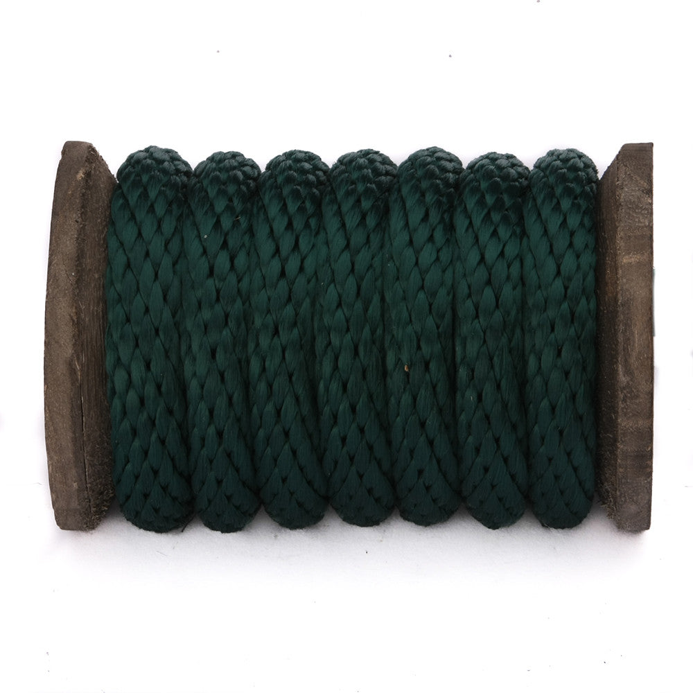 Braided Utility Rope Ravenox Solid Braid Utility Rope | Hunter Green Durable Cordage