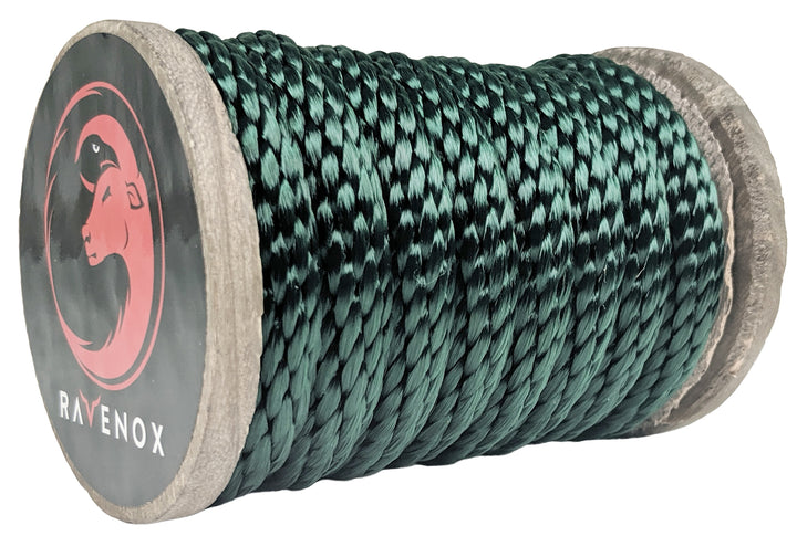 Solid Braid Polyester Rope (Hunter Green) (4578983968858)