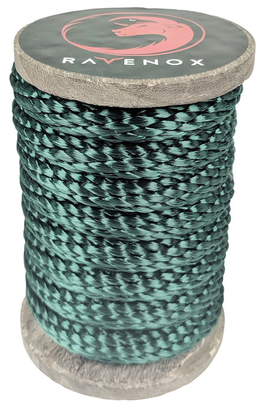 Ravenox Solid Braid Polyester Rope | American-made Hunter Green