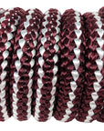 Knit Braid Polyester Rope (Burgundy with Tracer) (4642204745818)