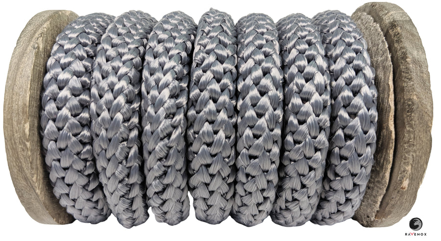 Knit Braid Polyester Rope (Grey) (4642221228122)