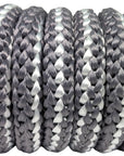 Knit Braid Polyester Rope (Grey with Tracer) (4642381168730)