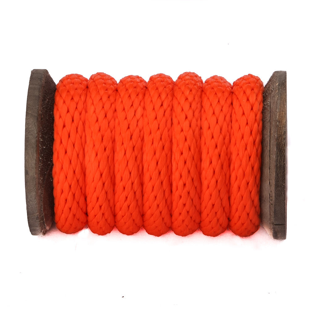 Ravenox Orange Braided Utility Rope | Bright-Colors & Non-Bleed