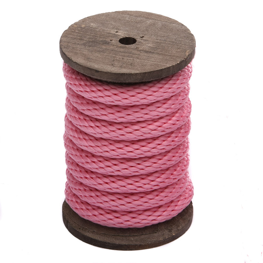 Solid Braid Polypropylene Utility Rope (Rose Pink) (6459547393)