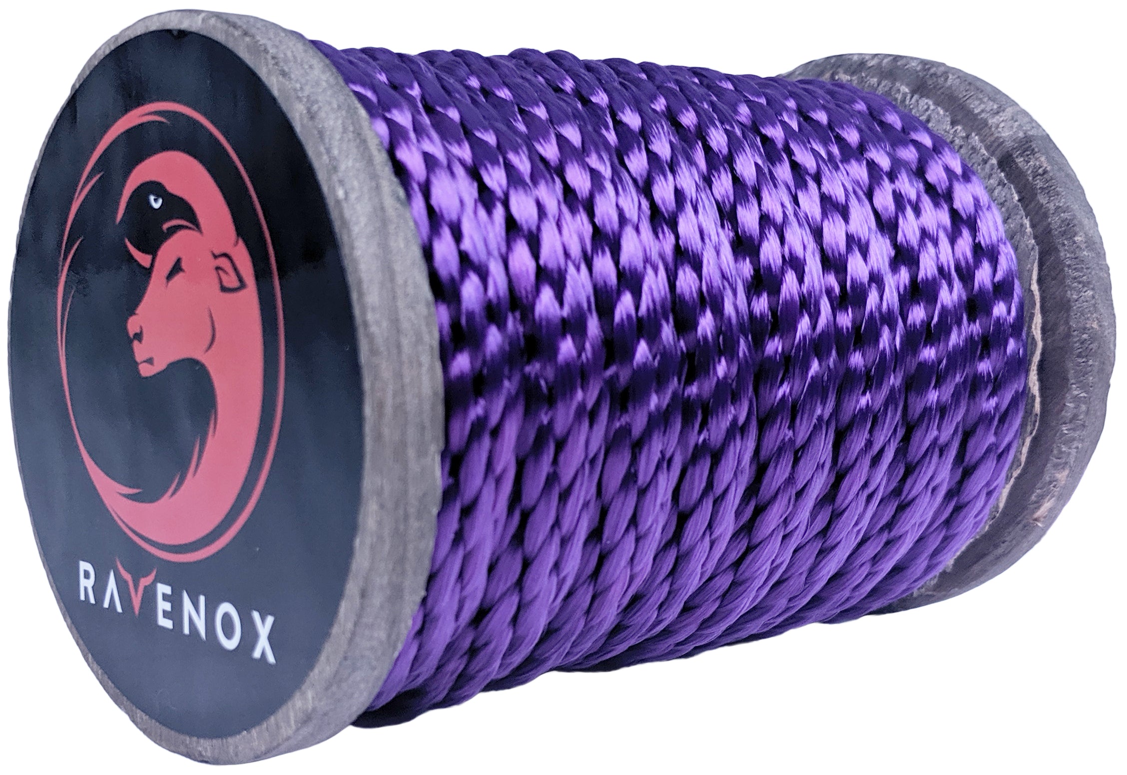 Ravenox Solid Braid Polyester Rope | Made in the USA | Purple