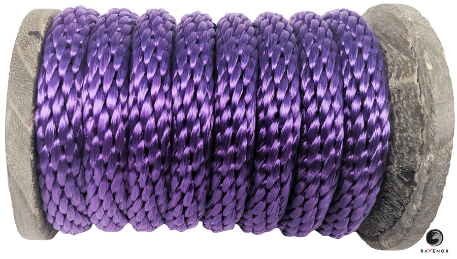 Ravenox Solid Braid Polyester Rope | Made in the USA | Purple