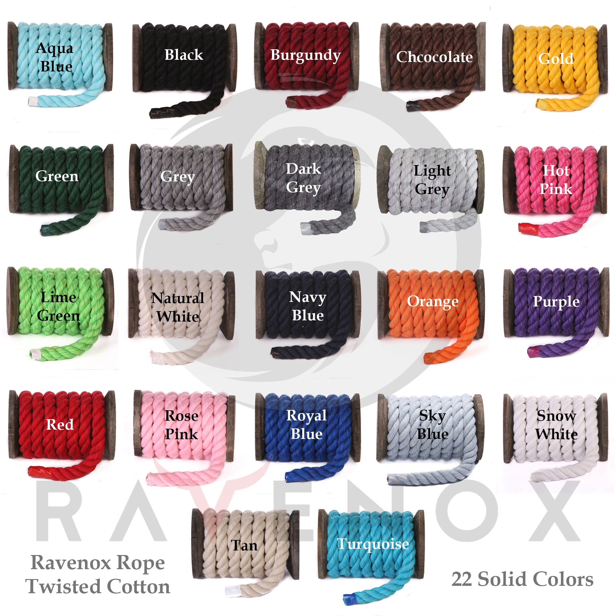 Ravenox Tan Twisted Cotton Rope | Super-Soft Manila Alternative