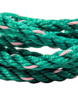 Twisted Polypropylene Rope (Green with White Tracer) (1920582582362)