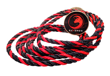Twisted Polypropylene Rope (Black, Black & Red) (1920567050330)