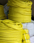Twisted Polypropylene Rope (Burgundy with White Tracer) (1920515342426)