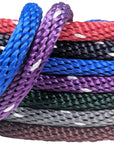 Stack of various colored Solid Braid Polyester Ropes by Ravenox. (4578876915802)