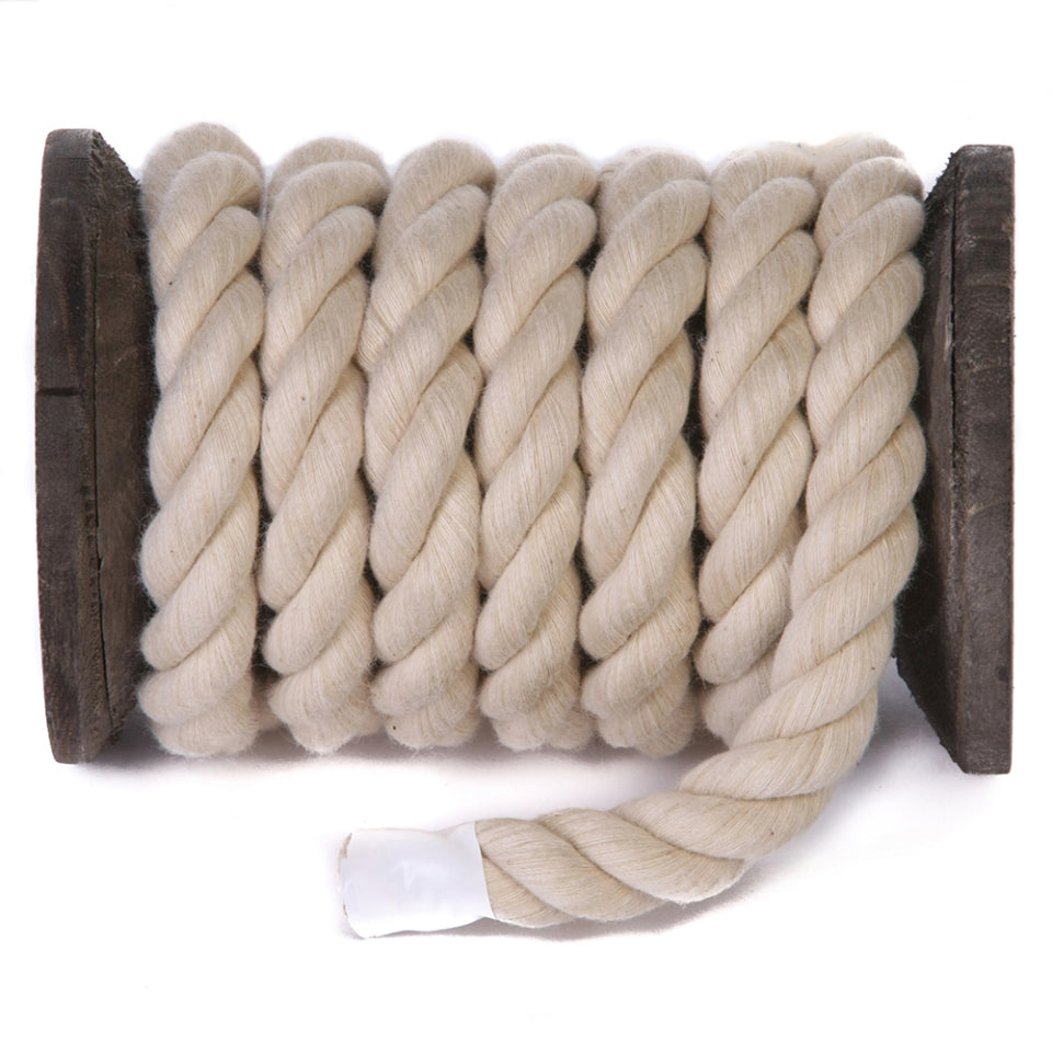 Ravenox Tan Twisted Cotton Rope | Super-Soft Manila Alternative