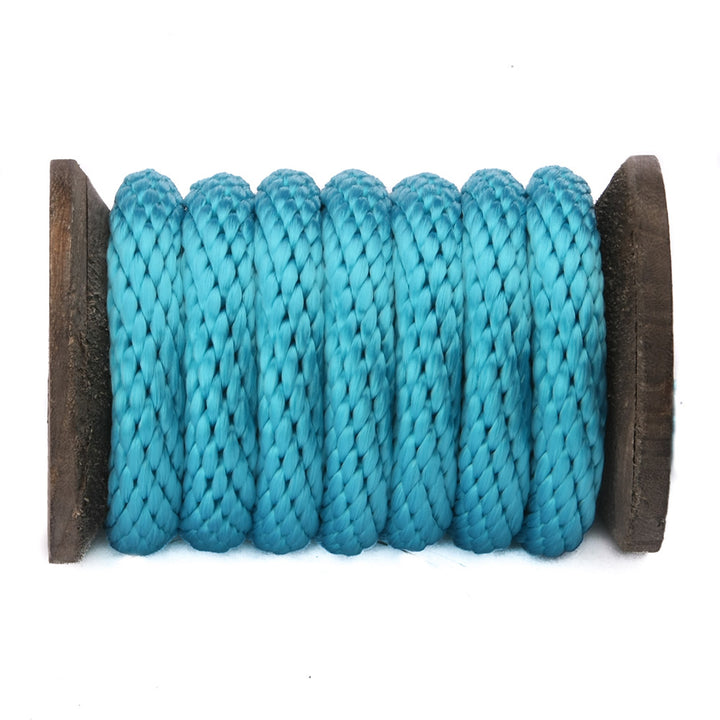 Ravenox Turquoise Braided Utility Rope | Soft USA Made MFP Rope 5/8 inch x 25 Feet