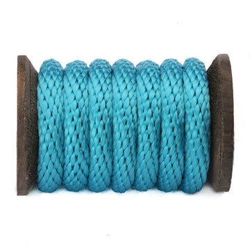 Ravenox Turquoise Solid Braid Polypropylene Rope (6459396417)