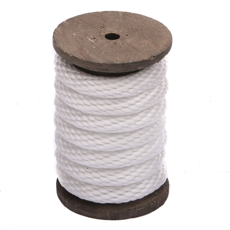 Solid Braid Polypropylene Utility Rope (White) (6444259457)